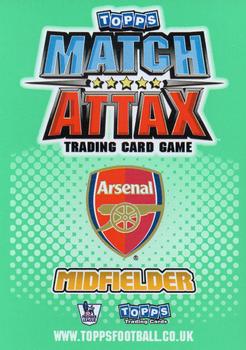 2010-11 Topps Match Attax Premier League Extra #S1 Jack Wilshere Back