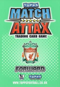 2010-11 Topps Match Attax Premier League Extra #M10 Luis Suarez Back