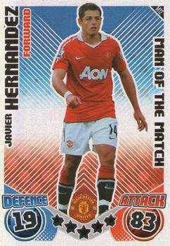 2010-11 Topps Match Attax Premier League Extra #M12 Javier Hernandez Front