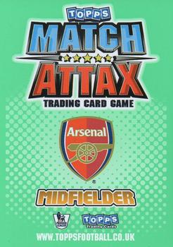2010-11 Topps Match Attax Premier League Extra #H2 Theo Walcott Back