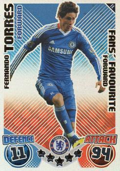 2010-11 Topps Match Attax Premier League Extra #F4 Fernando Torres Front