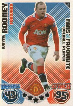 2010-11 Topps Match Attax Premier League Extra #F5 Wayne Rooney Front