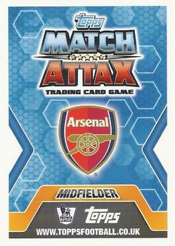 2013-14 Topps Match Attax Premier League - Limited Edition Bronze #LE2 Jack Wilshere Back