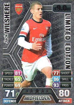 2013-14 Topps Match Attax Premier League - Limited Edition Silver #LE2 Jack Wilshere Front