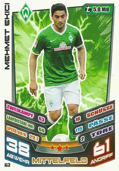 2013-14 Topps Match Attax Bundesliga #62 Mehmet Ekici Front