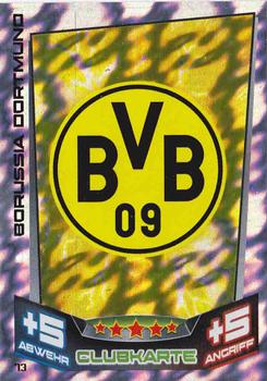 2013-14 Topps Match Attax Bundesliga #73 Borussia Dortmund Club-Logo Front