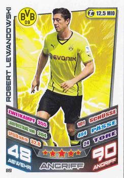 2013-14 Topps Match Attax Bundesliga #89 Robert Lewandowski Front