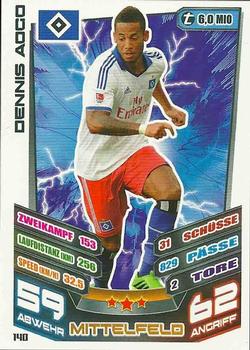 2013-14 Topps Match Attax Bundesliga #140 Dennis Aogo Front