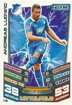 2013-14 Topps Match Attax Bundesliga #176 Andreas Ludwig Front