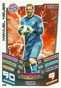 2013-14 Topps Match Attax Bundesliga #236 Manuel Neuer Front