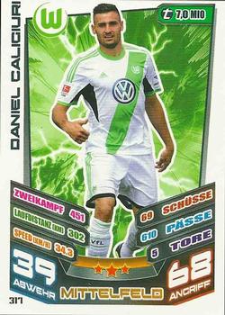 2013-14 Topps Match Attax Bundesliga #317 Daniel Caligiuri Front