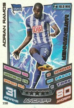 2013-14 Topps Match Attax Bundesliga #330 Adrian Ramos Front