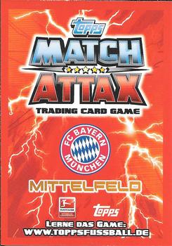 2013-14 Topps Match Attax Bundesliga #366 Bastian Schweinsteiger Back