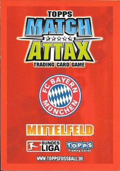 2008-09 Topps Match Attax Bundesliga #260 Bastian Schweinsteiger Back