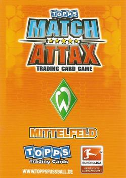 2010-11 Topps Match Attax Bundesliga #10 Marko Marin Back