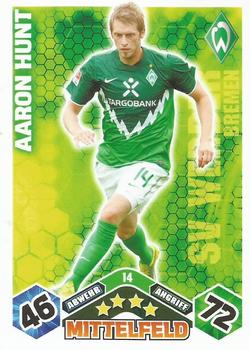 2010-11 Topps Match Attax Bundesliga #14 Aaron Hunt Front
