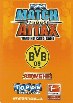 2010-11 Topps Match Attax Bundesliga #23 Neven Subotic Back