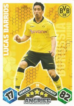 2010-11 Topps Match Attax Bundesliga #36 Lucas Barrios Front