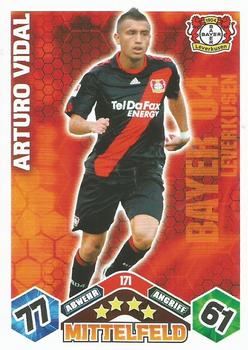 2010-11 Topps Match Attax Bundesliga #171 Arturo Vidal Front