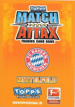 2010-11 Topps Match Attax Bundesliga #228 Franck Ribery Back