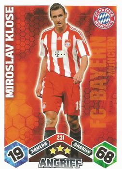 2010-11 Topps Match Attax Bundesliga #231 Miroslav Klose Front