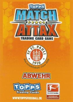 2010-11 Topps Match Attax Bundesliga #259 Bastian Oczipka Back