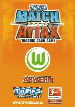 2010-11 Topps Match Attax Bundesliga #308 Alexander Madlung Back