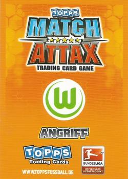 2010-11 Topps Match Attax Bundesliga #322 Ashkan Dejagah Back