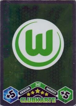 2010-11 Topps Match Attax Bundesliga #342 VfL Wolfsburg Front
