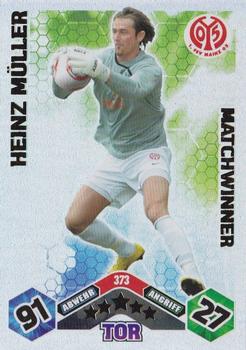 2010-11 Topps Match Attax Bundesliga #373 Heinz Muller Front