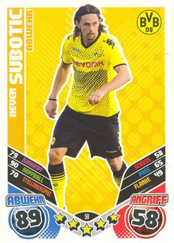 2011-12 Topps Match Attax Bundesliga #59 Neven Subotic Front