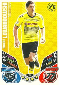 2011-12 Topps Match Attax Bundesliga #71 Robert Lewandowski Front