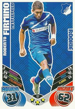 2011-12 Topps Match Attax Bundesliga #137 Roberto Firmino Front