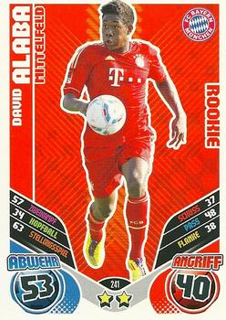 2011-12 Topps Match Attax Bundesliga #241 David Alaba Front