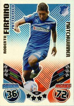 2011-12 Topps Match Attax Bundesliga #347 Roberto Firmino Front