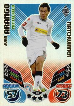 2011-12 Topps Match Attax Bundesliga #363 Juan Arango Front