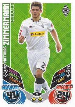2011-12 Topps Match Attax Bundesliga Extra #38 Matthias Zimmermann Front
