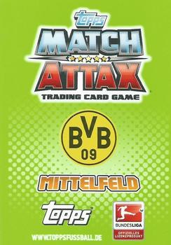2011-12 Topps Match Attax Bundesliga Extra #58 Mario Götze Back
