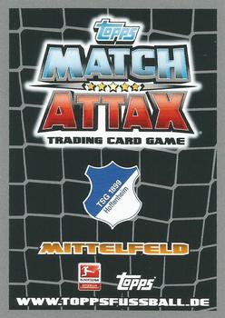 2012-13 Topps Match Attax Bundesliga #174 Sebastian Rudy Back