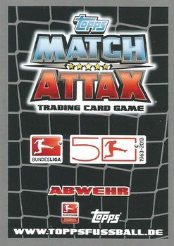 2012-13 Topps Match Attax Bundesliga Extra #503 Karl-Heinz Körbel Back