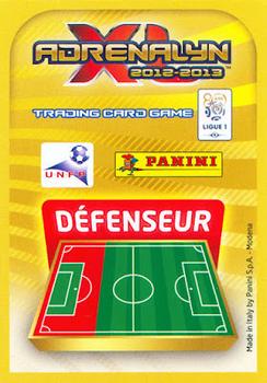 2012-13 Panini Adrenalyn XL (French) #15 Carl Medjani Back