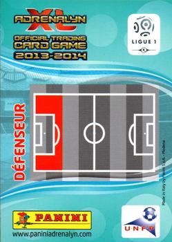 2013-14 Panini Adrenalyn XL Ligue 1 #ETG-5 Brice Dja Djedje Back
