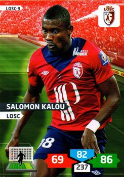 2013-14 Panini Adrenalyn XL Ligue 1 #LOSC-9 Salomon Kalou Front