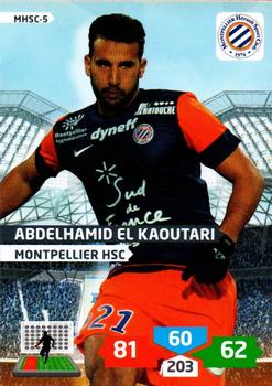 2013-14 Panini Adrenalyn XL Ligue 1 #MHSC-5 Abdelhamid El Kaoutari Front