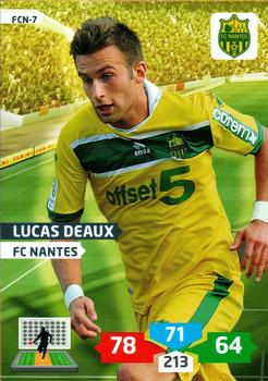2013-14 Panini Adrenalyn XL Ligue 1 #FCN-7 Lucas Deaux Front