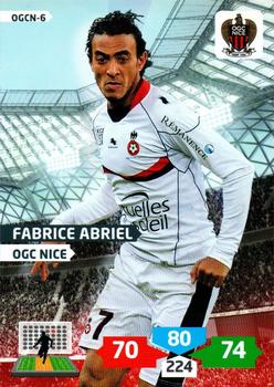 2013-14 Panini Adrenalyn XL Ligue 1 #OGCN-6 Fabrice Abriel Front