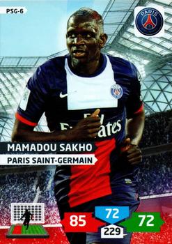 2013-14 Panini Adrenalyn XL Ligue 1 #PSG-6 Mamadou Sakho Front