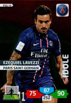 2013-14 Panini Adrenalyn XL Ligue 1 #PSG-15 Ezequiel Lavezzi Front