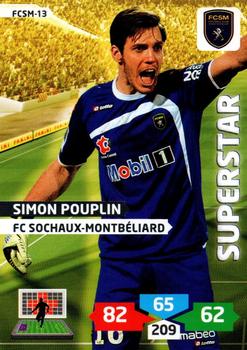 2013-14 Panini Adrenalyn XL Ligue 1 #FCSM-13 Simon Pouplin Front