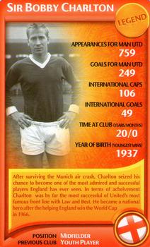 2007 Top Trumps Specials Manchester United #NNO Sir Bobby Charlton Front